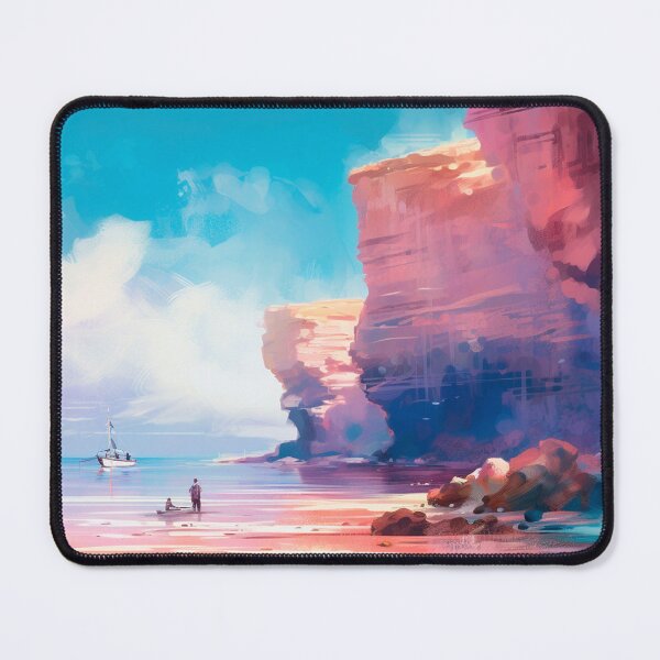 Item preview, yacht arriving at the coast designed and sold by pixed-art.