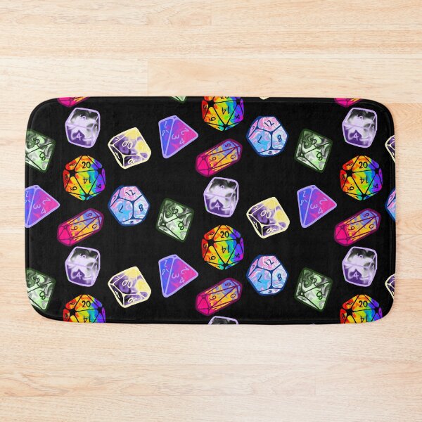 Item preview, DnD pride dice designed and sold by atlasbackache.