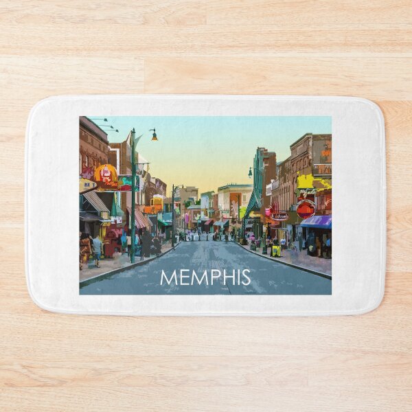 Item preview, Beale Street, Memphis, Tennessee, USA, Travel Print designed and sold by summattodraw.