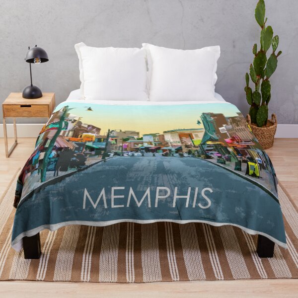 Item preview, Beale Street, Memphis, Tennessee, USA, Travel Print designed and sold by summattodraw.