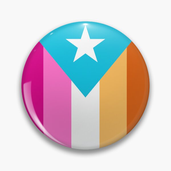 Item preview, Puerto Rico/Puerto Rican Boricua Lesbian Queer LGBT Flag designed and sold by armontheroad.