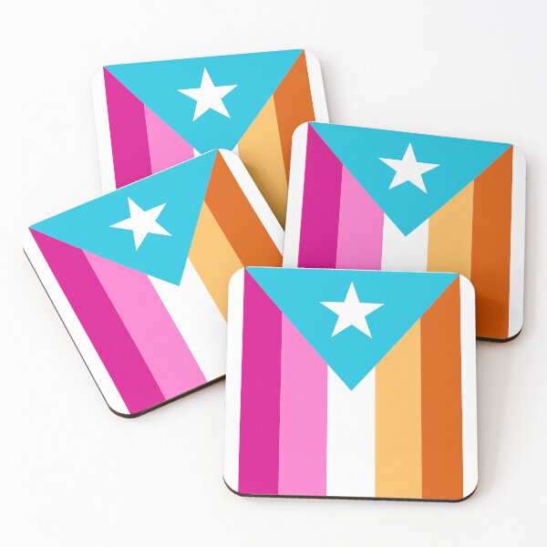 Item preview, Puerto Rico/Puerto Rican Boricua Lesbian Queer LGBT Flag designed and sold by armontheroad.