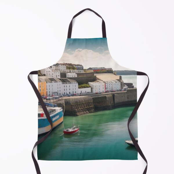 Item preview, A Busy Harbour - Tenby Bay Wales, United Kingdom designed and sold by BBGIFTSUK.