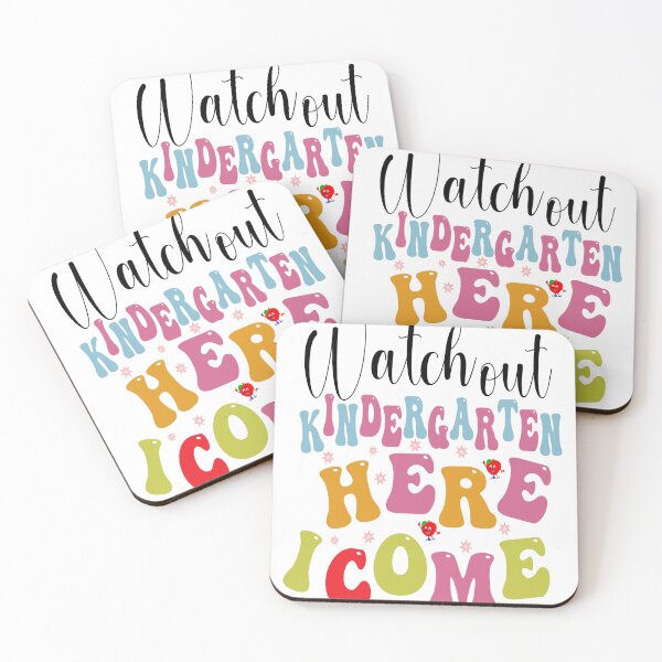 Item preview, Watch Out Kindergarten Here I Come Back to School Kid  designed and sold by _ROYAL_ PRINT_ ⭐⭐⭐⭐⭐.