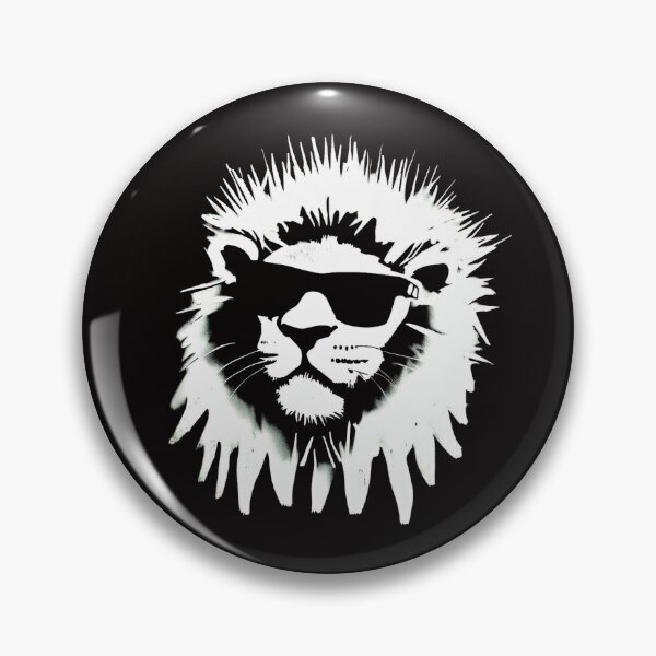 Item preview, Cool lion street art designed and sold by TemporaryChaos.