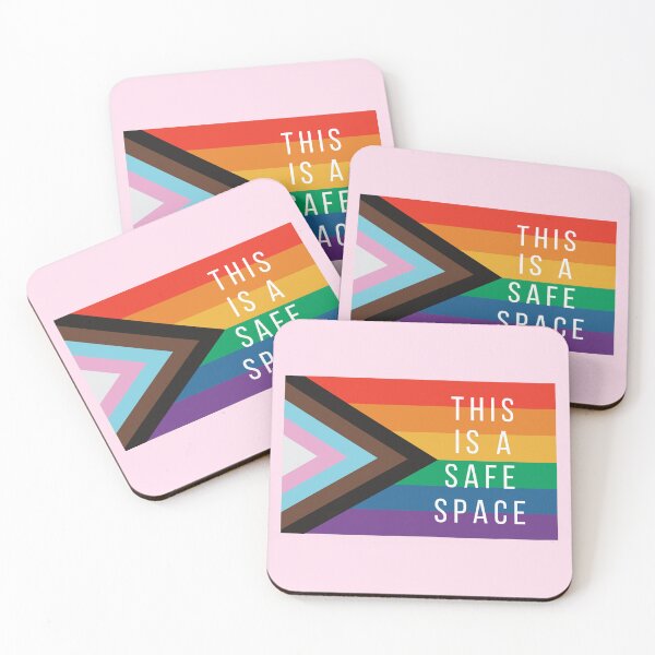 Item preview, This is a safe space LGBTQIA+ flag designed and sold by kjwenzel11.