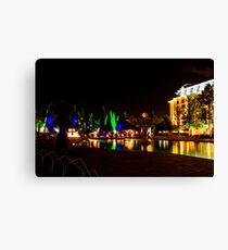 Lights before newyear Canvas Print