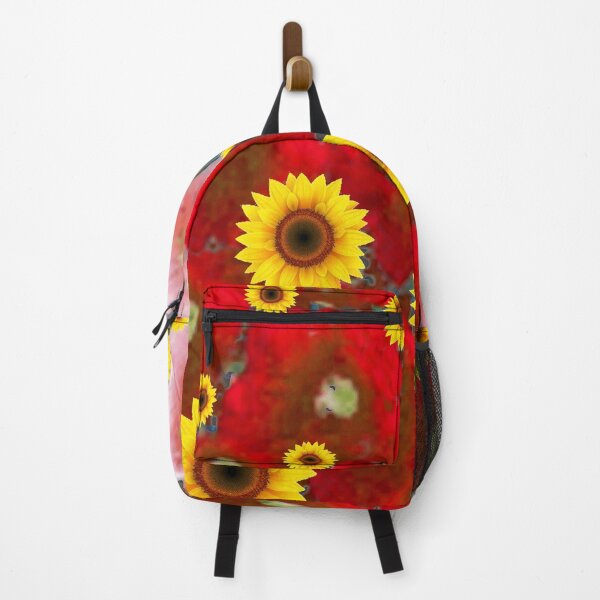 Artikelvorschau, SONNENBLUMEN ABSTRAKTE ROTE BLUMEN GARTENKUNST entworfen und verkauft von sharlesart.