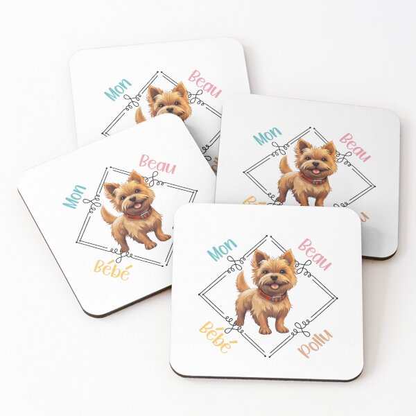 Item preview, Norwich Terrier my beautiful hairy baby for Terrier lovers, in French. designed and sold by isaweb.