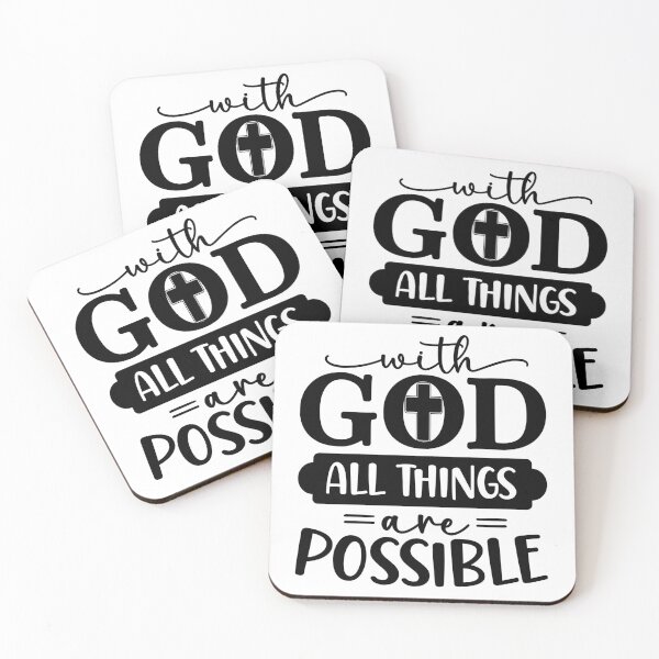 Item preview, With God all things are possible (3) designed and sold by WideIsTheGate.