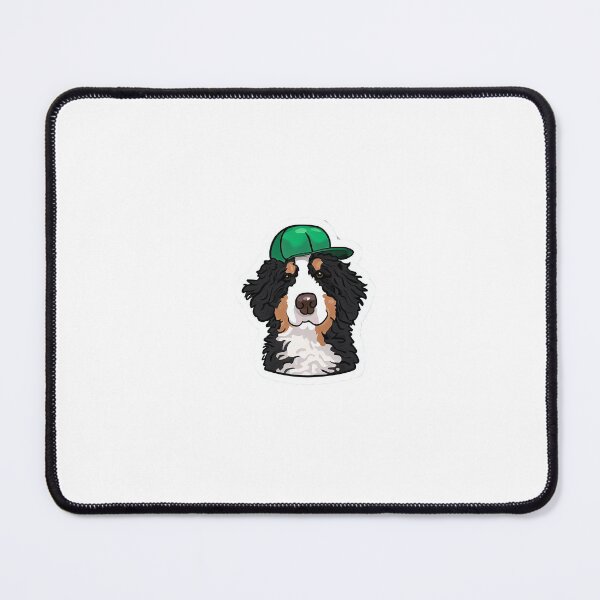 Item preview, Bernadoodle in a green cap designed and sold by timgd22.