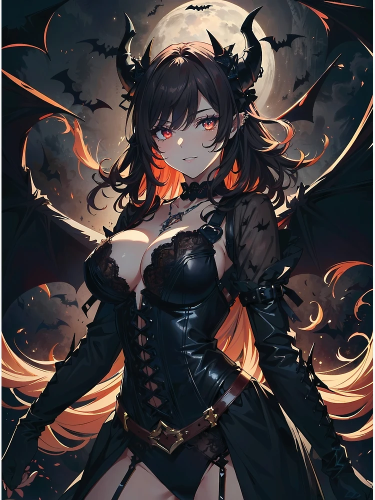 Anime Succubus Girl  Poster for Sale by ByteyCreatives