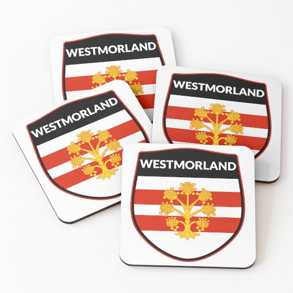 Item preview, Westmorland Flag Badge designed and sold by Cumbria Guru.