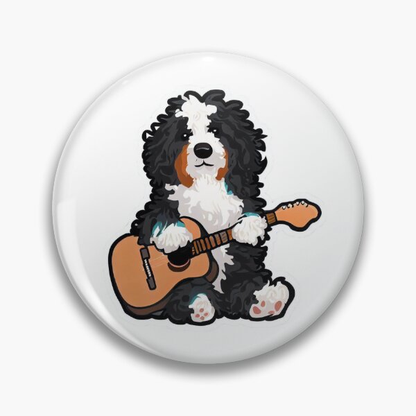 Artikelvorschau, Bernadoodle spielt Gitarre entworfen und verkauft von timgd22.