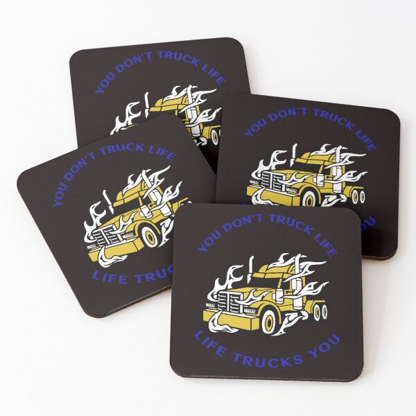 Item preview, Trucker in Flames You Don't Truck Life, Life Trucks You GB designed and sold by TeamsterLife.