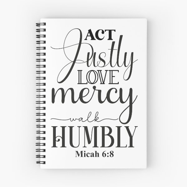 Item preview, Act justly Micah 6:8 designed and sold by WideIsTheGate.