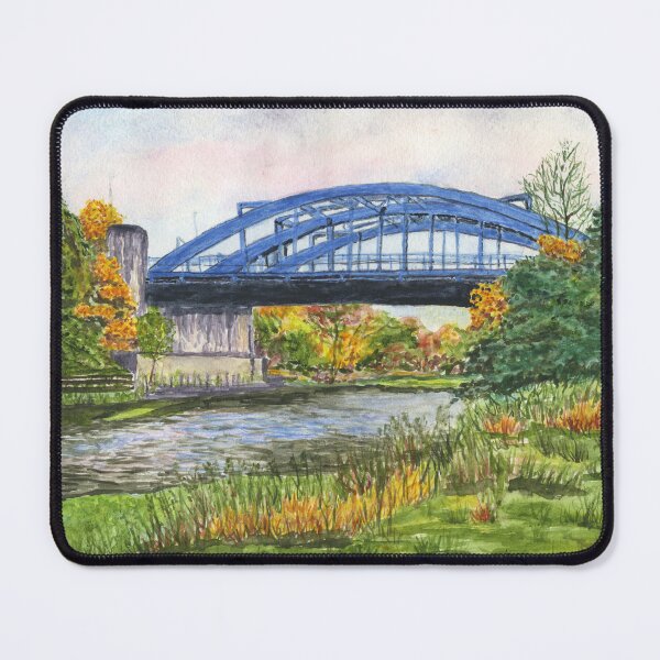 Item preview, Hartford Bridge in Autumn designed and sold by LymphomaLass.