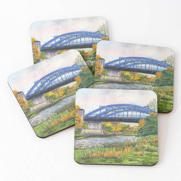 Item preview, Hartford Bridge in Autumn designed and sold by LymphomaLass.