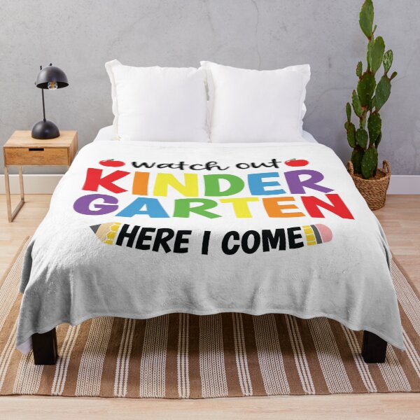 Item preview, Watch Out Kindergarten Here I Come Back to School Kid  designed and sold by _ROYAL_ PRINT_ ⭐⭐⭐⭐⭐.