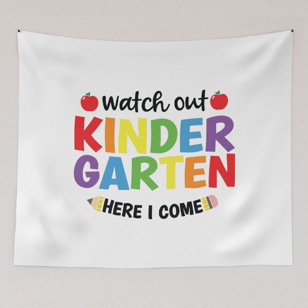 Item preview, Watch Out Kindergarten Here I Come Back to School Kid  designed and sold by _ROYAL_ PRINT_ ⭐⭐⭐⭐⭐.