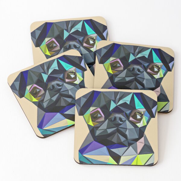 Item preview, Geometric Abstraction Pug designed and sold by trendiclothes.