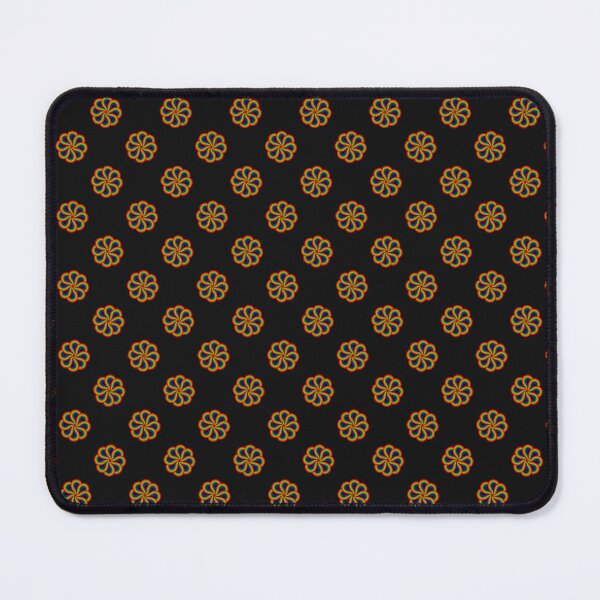 Item preview, Retro Rainbow Flowers on Black designed and sold by TanyaRomeo.