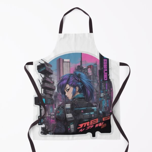 Item preview, Futuristic fashionista in the cyber metropolis. designed and sold by mefirefire.