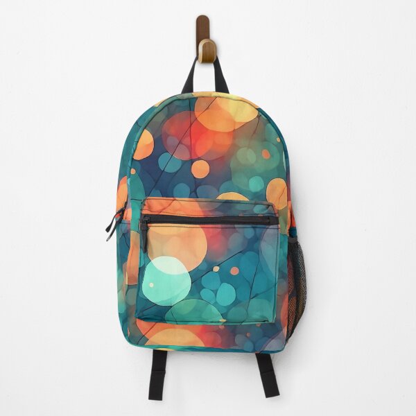 Item preview, Abstract colorful bubbles pattern designed and sold by enipra.