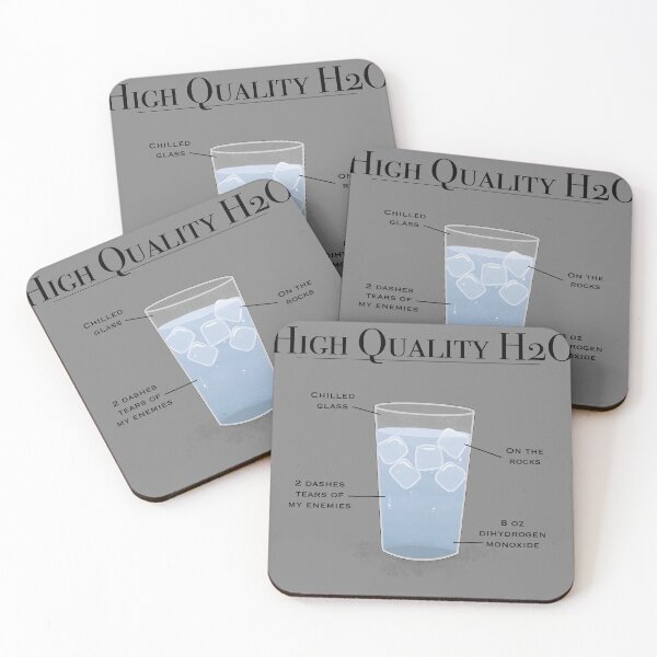 Item preview, High Quality H2O (black) designed and sold by ReisssPieces.