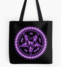 Tetragrammaton Sigil Hellschwarz Tote Bag