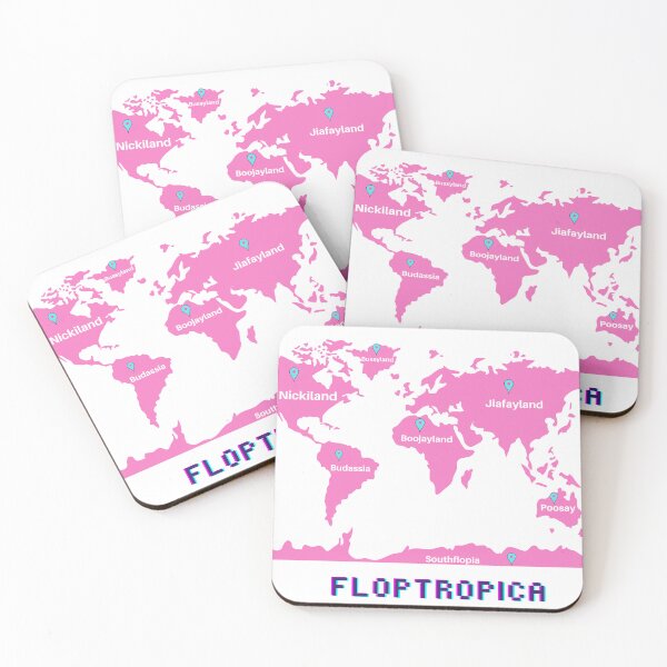 Item preview, Floptropica Map designed and sold by tranquillus.
