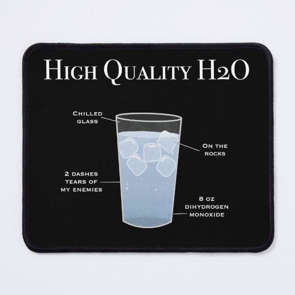 Item preview, High Quality H2O (white) designed and sold by ReisssPieces.