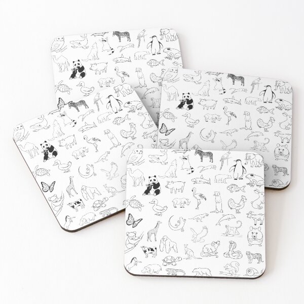 Item preview, Lots of stick figure animals - Welshdesigns designed and sold by welshdesigns.