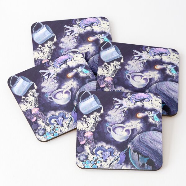 Item preview, Cosmic Latte - Space Illustration designed and sold by cosmicbeestudio.