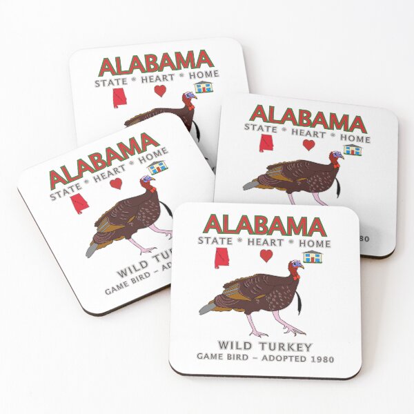 Item preview, Alabama - Wild Turkey - State, Heart, Home designed and sold by Colleen Macomber.