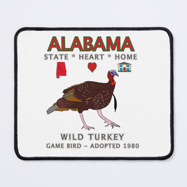 Item preview, Alabama - Wild Turkey - State, Heart, Home designed and sold by Colleen Macomber.