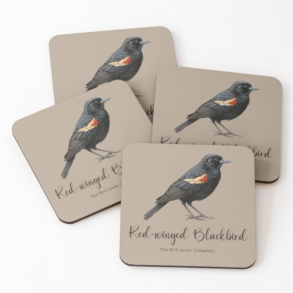 Item preview, Red-winged Blackbird - The Bird Lover Collection designed and sold by GoodOldVintage.
