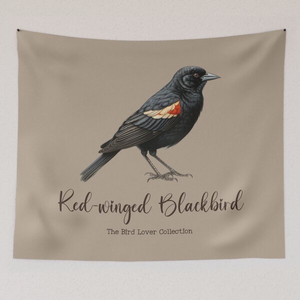 Item preview, Red-winged Blackbird - The Bird Lover Collection designed and sold by GoodOldVintage.