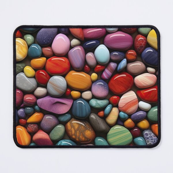 Item preview, Colorful Shiny Small Pebbles designed and sold by BaysparksMedia.