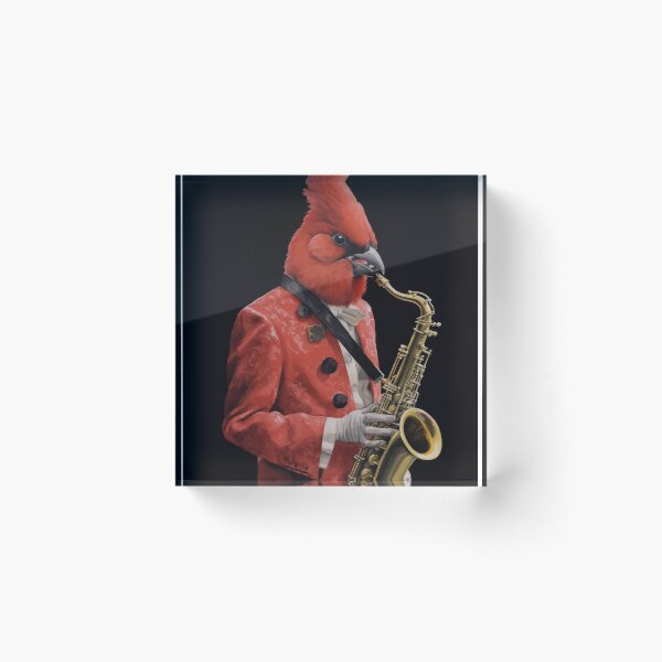 Item preview, Bird Saxophone Player - Birds and Music Series designed and sold by MajesticBeasts.