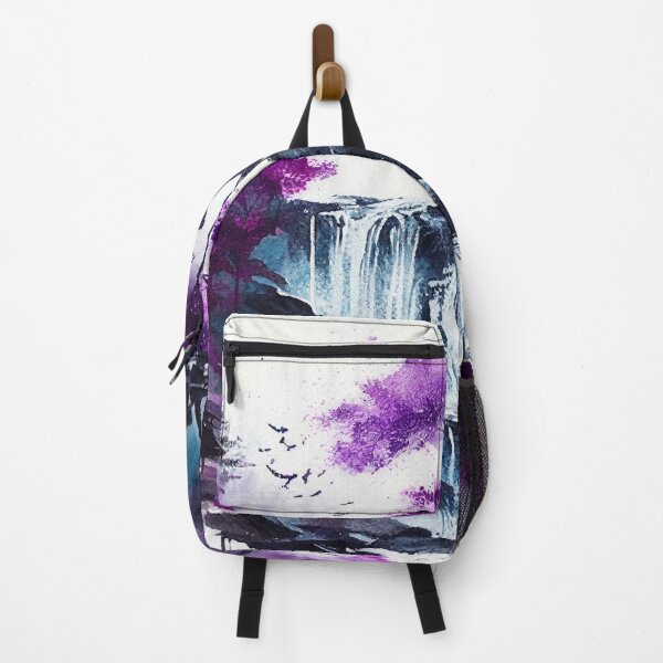 Item preview, Purple Trees Waterfall designed and sold by TheArtMage.
