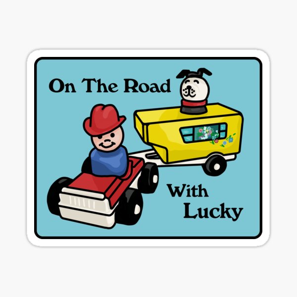 Item preview, On The Road With Lucky designed and sold by Unhinged Heather.