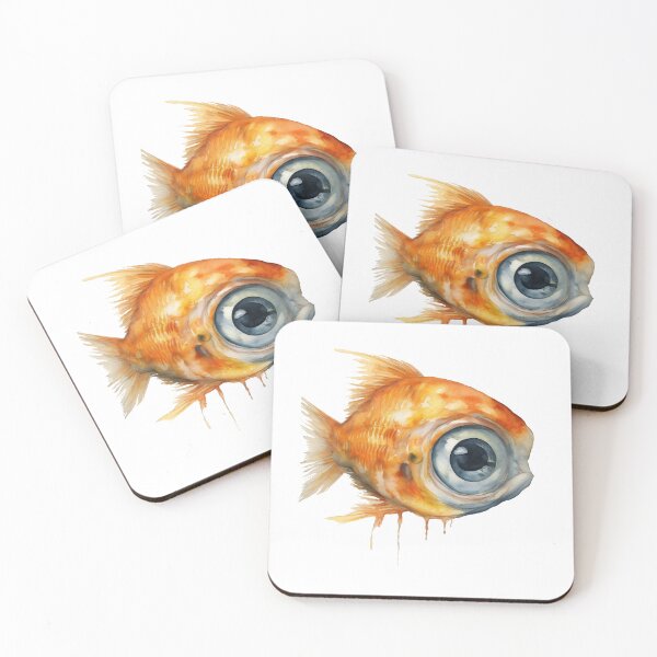 Item preview, Goldfish with huge blue eyes designed and sold by hhh-art.