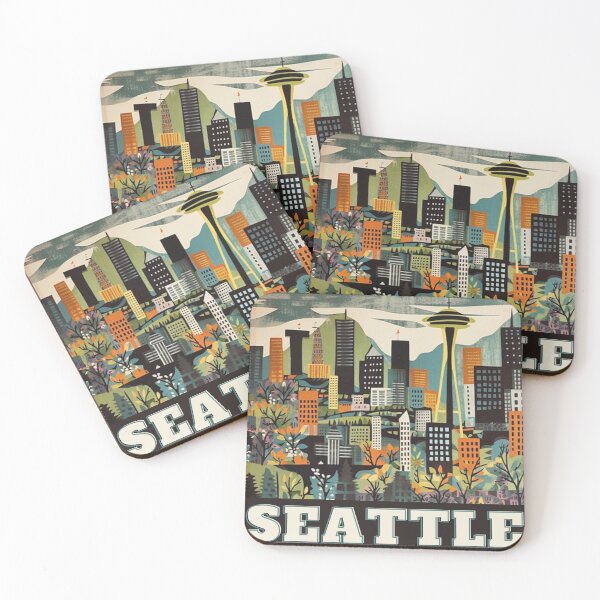 Item preview, Seattle Skyline designed and sold by Olivia Mann.