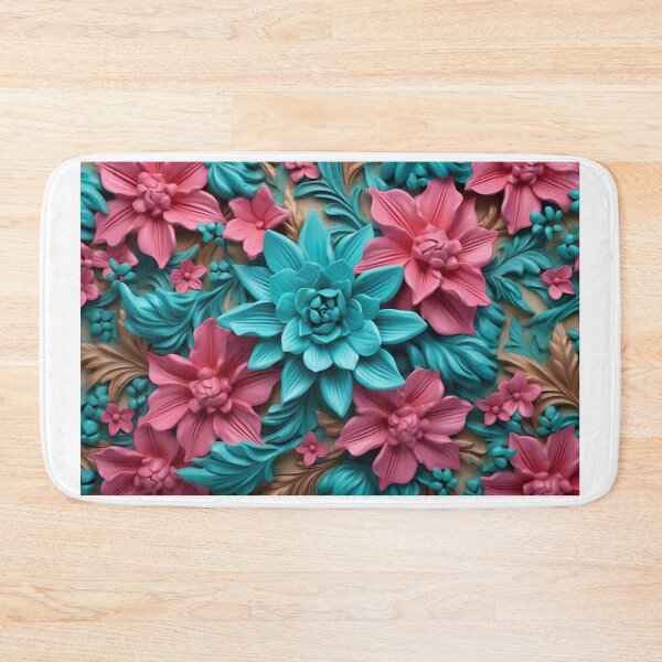 Item preview, Unique Floral 3D Art Water Bottle: Stay Refreshed in Floral Fantasy designed and sold by tonyram4219.