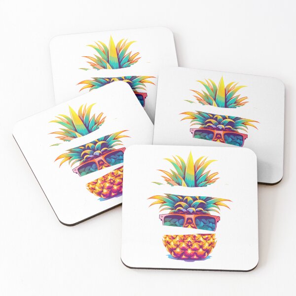 Item preview, Pineapple with sunglasses in stylish design designed and sold by GediaPrints.