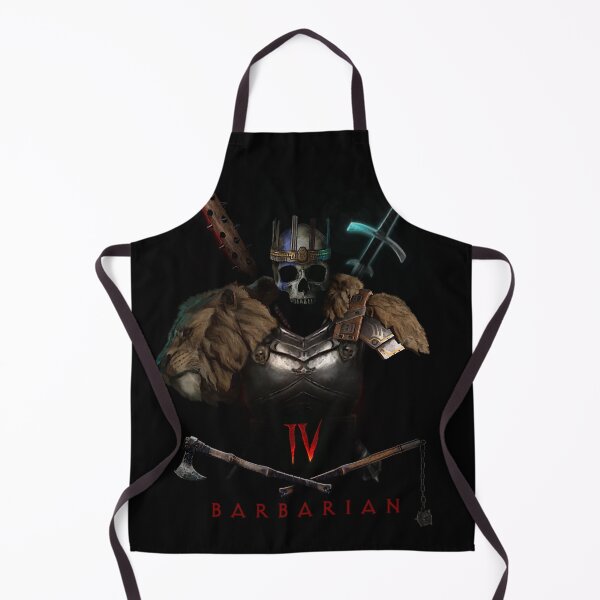 Item preview, Diablo IV - Barbarian crest designed and sold by Heretic Graphics.