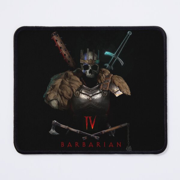 Item preview, Diablo IV - Barbarian crest designed and sold by Heretic Graphics.
