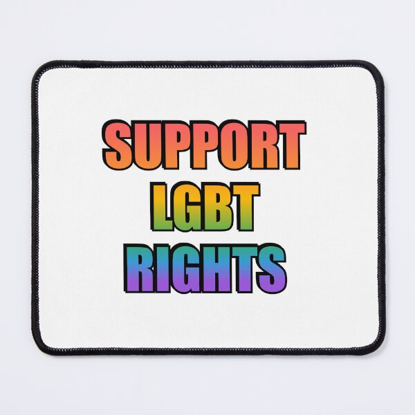 Item preview, Support LGBT Rights rainbow gay pride designed and sold by Inspirationmotivation.