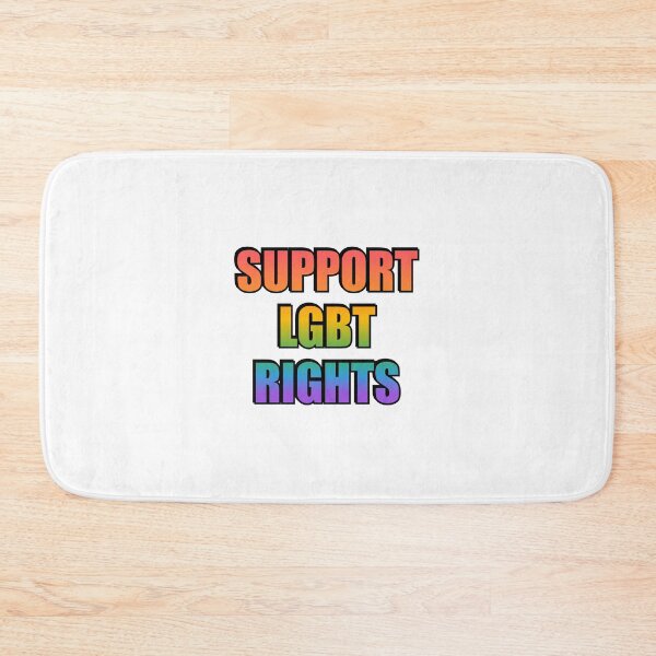Item preview, Support LGBT Rights rainbow gay pride designed and sold by Inspirationmotivation.